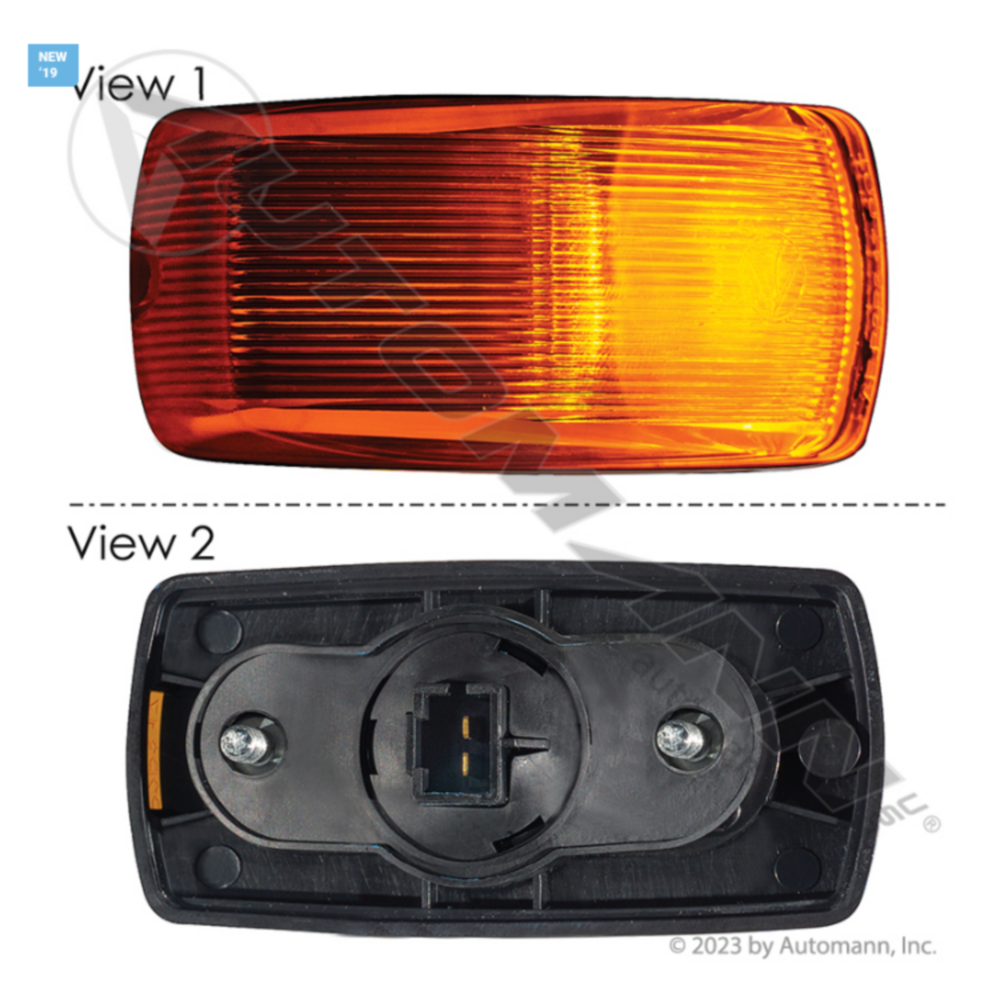 Automann Cab Marker Lamp LED Amber Freightliner