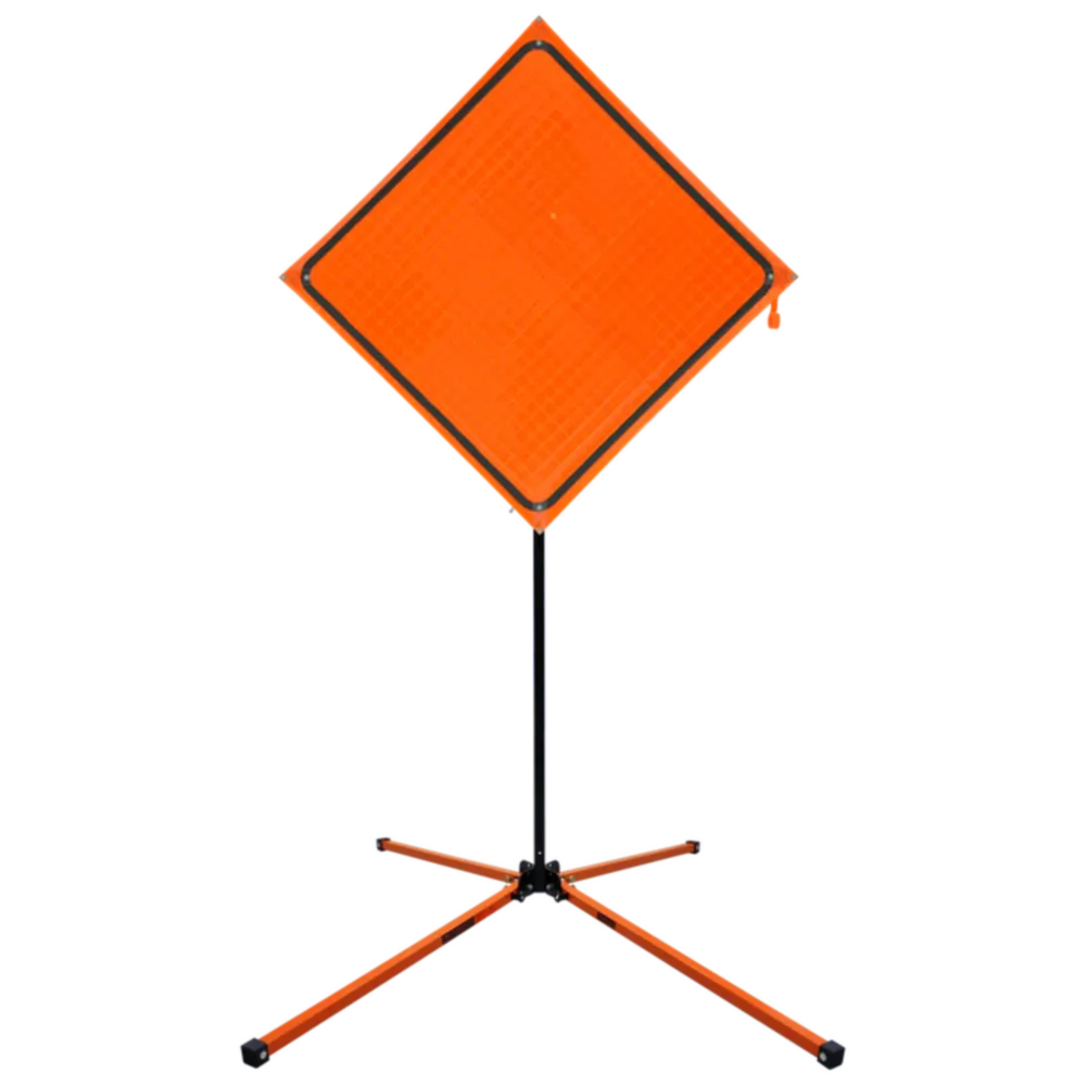 Bone Safety Sign Stand w/ Universal Bracket, Springless