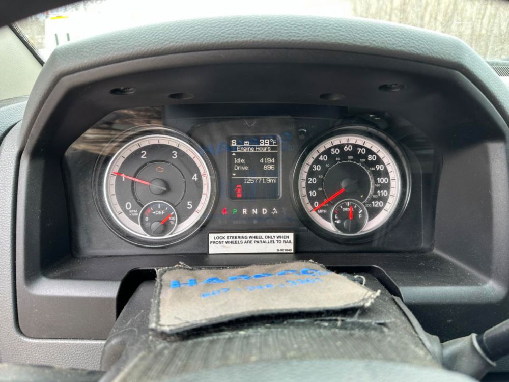 2018 Dodge 5500 Diesel 4x4 Crew Cab "Rail Gear Equipped Service Truck