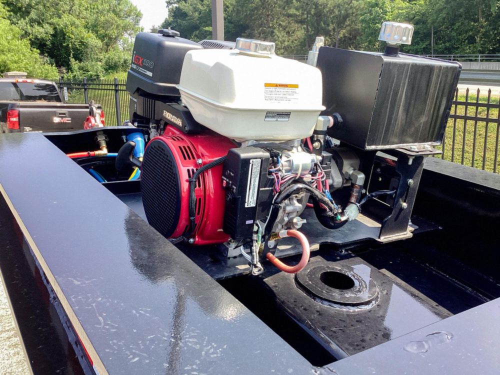 55 tons 53' x 8'6" 22,645 lbs Triple Axle Lowboy Trailer
