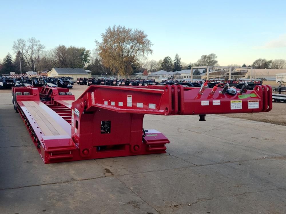 60 tons 53' x 8'6" 25,340 lbs Triple Axle Lowboy Trailer