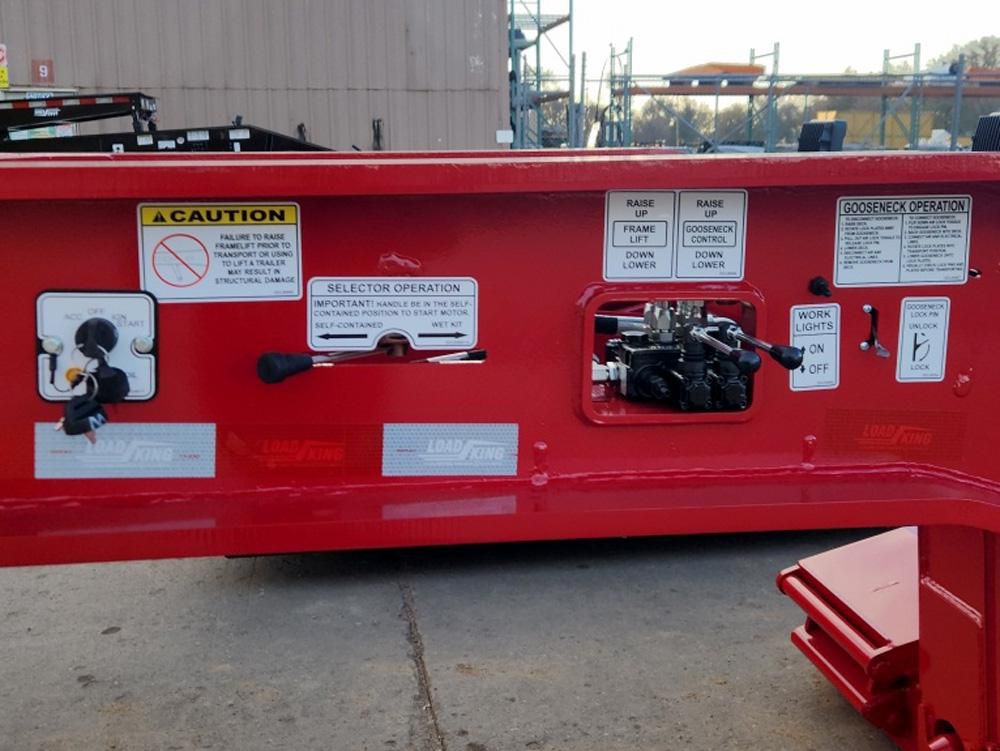 60 tons 53' x 8'6" 25,340 lbs Triple Axle Lowboy Trailer