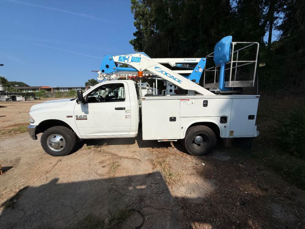 2016 Dodge Ram 3500 4x4 Socage A-346 Aerial Lift Truck