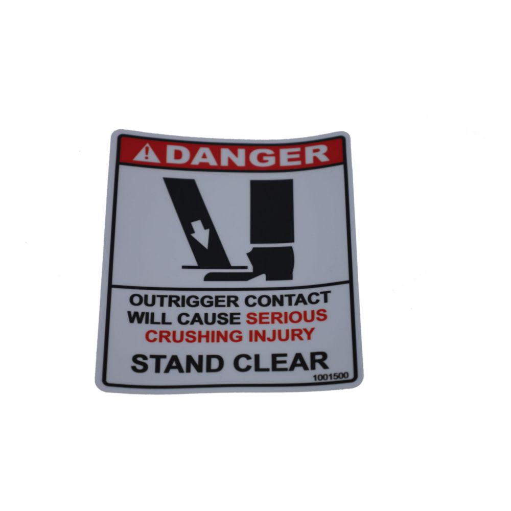 DECAL, DANGER STAND CLEAR