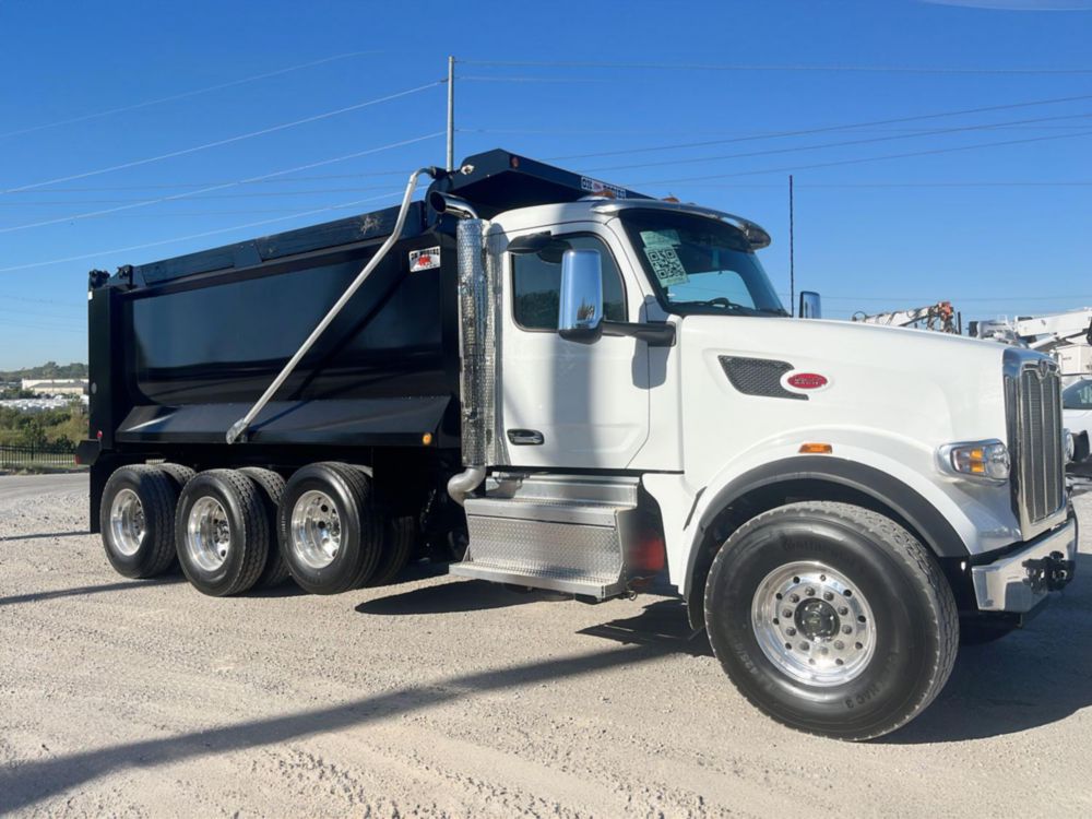2025 Peterbilt 567 8x4 16' Ox Bodies Dump Truck