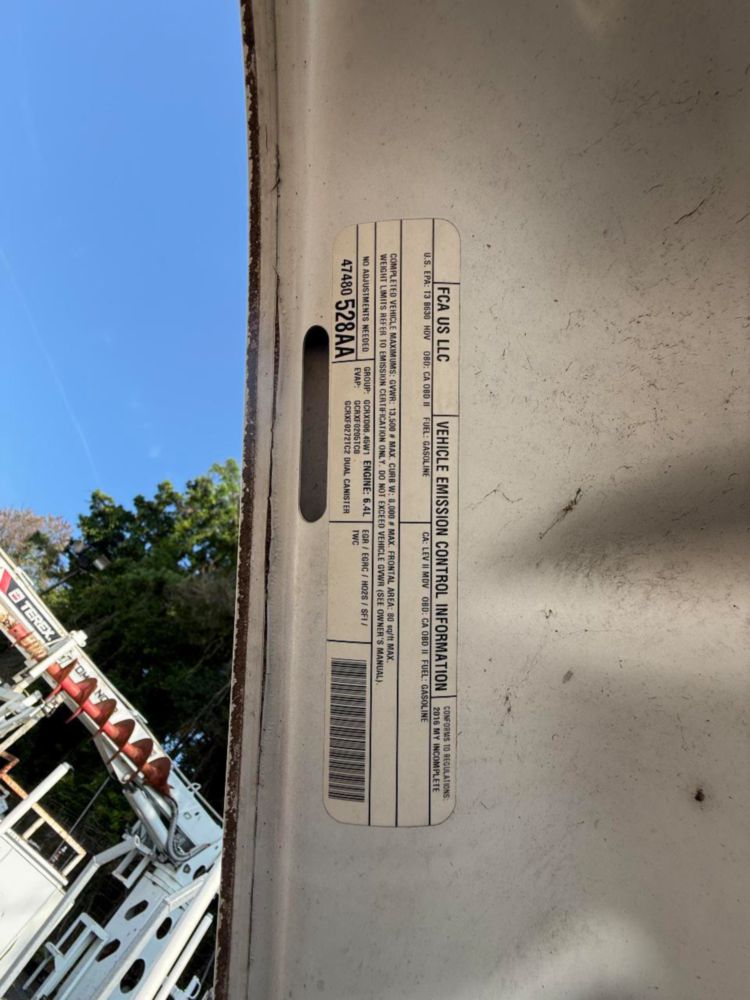 2016 Dodge Ram 3500 4x4 Socage A-346 Aerial Lift Truck