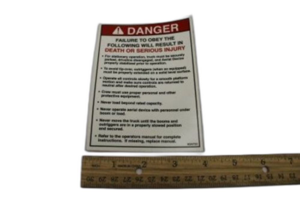 DECAL, FAILURE TO OBEY