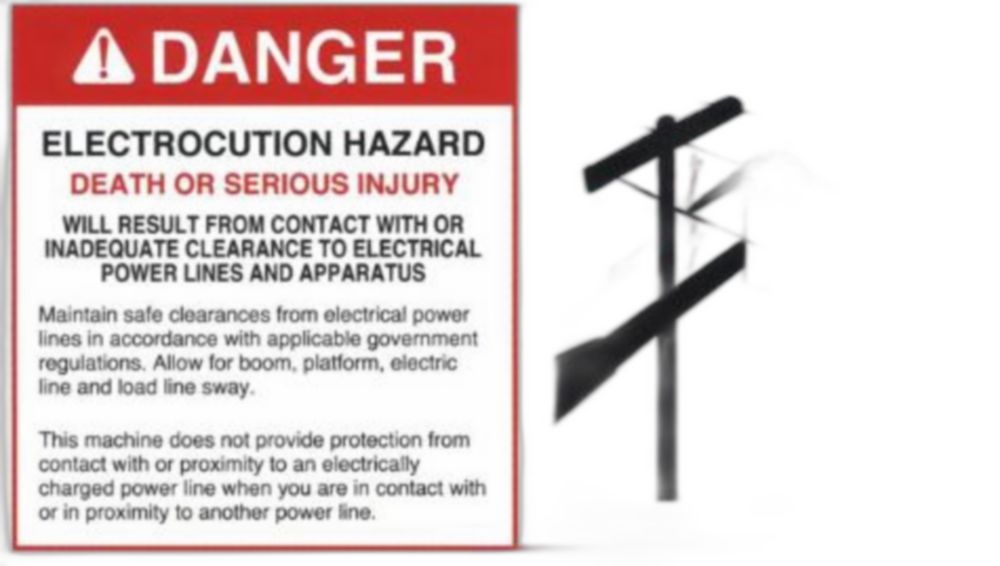 DECAL, ELECTROCUTION HAZARD