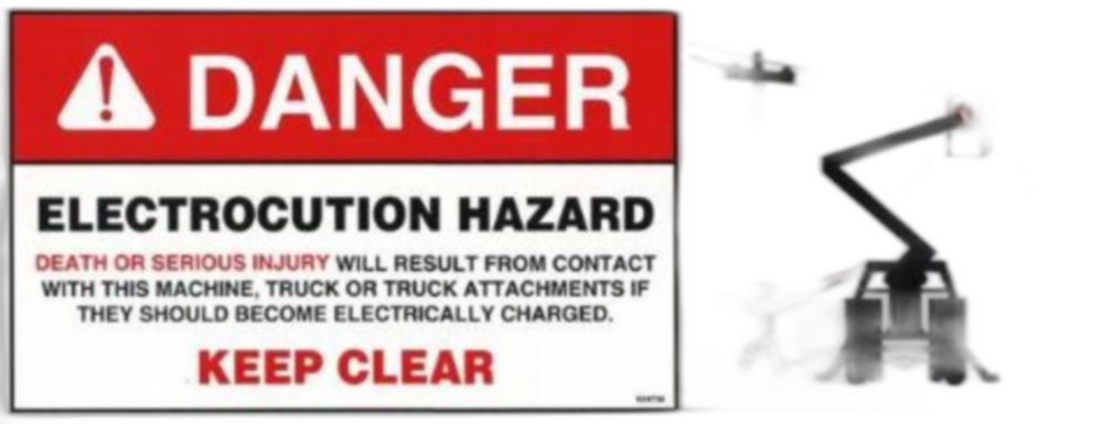 DECAL, ELECTROCUTION HAZARD
