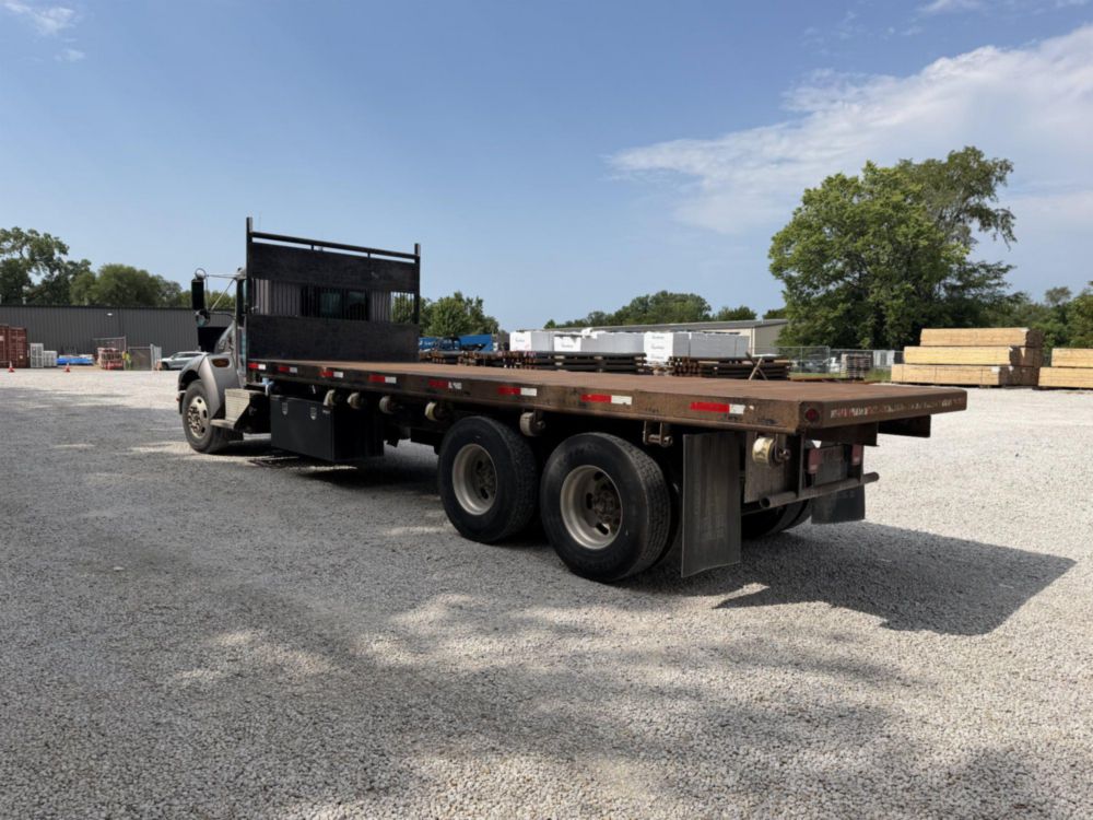 2007 Kenworth T-300 Tandem Axle Flatbed Dump Truck