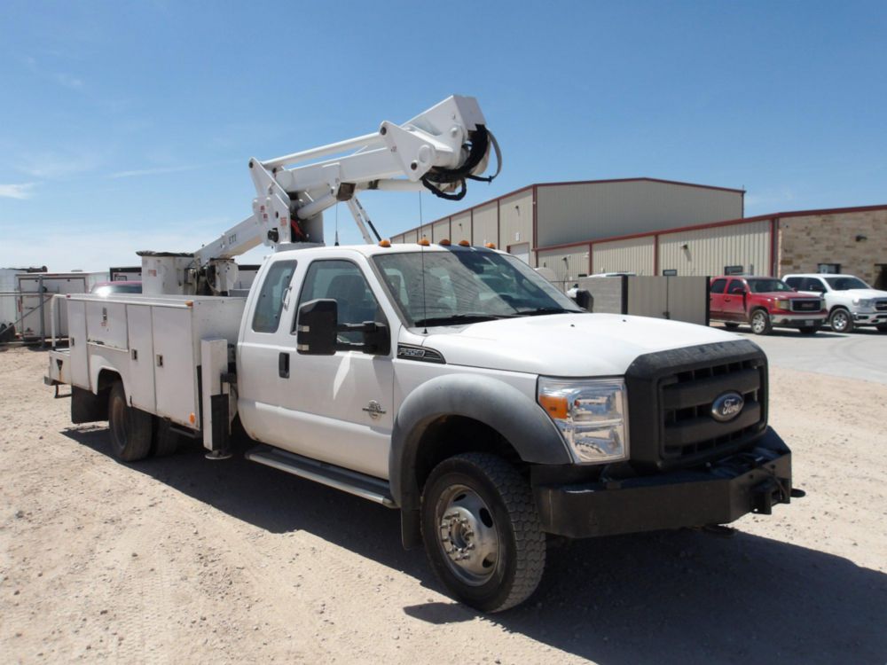 2011 Ford F-550 4x4 ETI ETC-37IH Bucket Truck