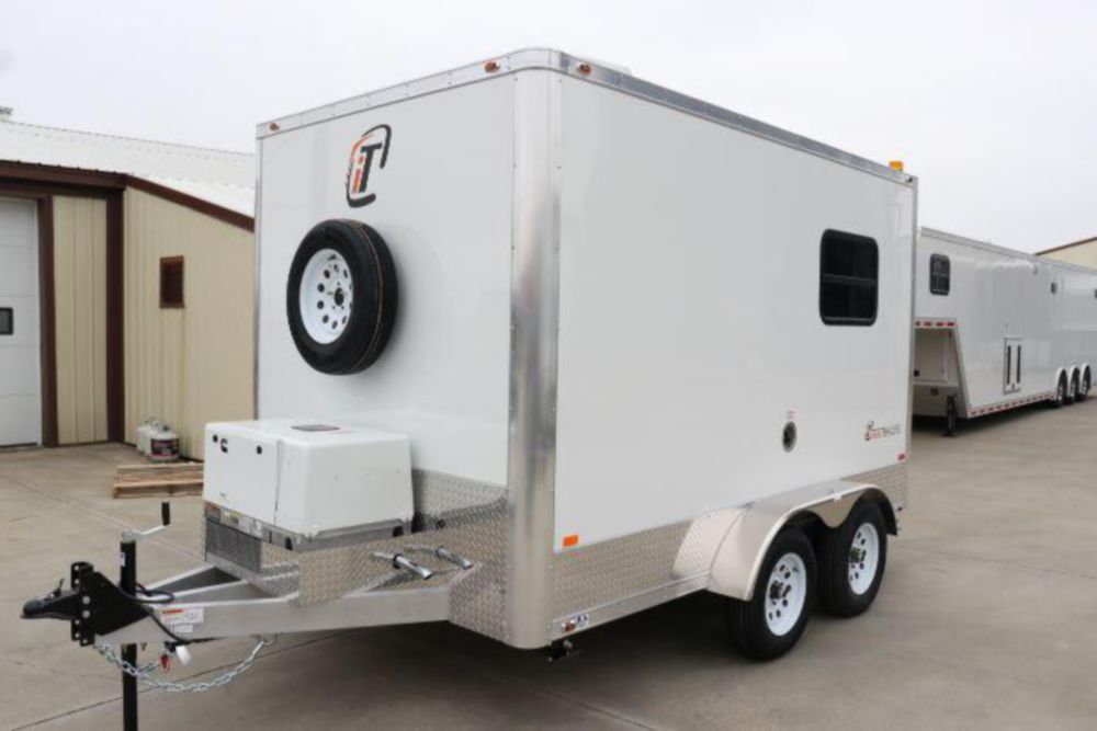 208.2 in x 99.25 in Fiber Splicing Trailer