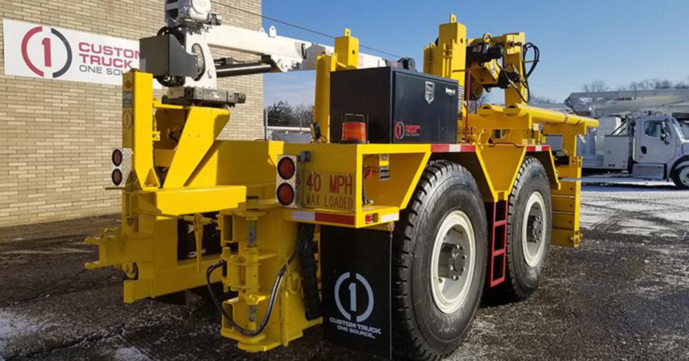 1 Reel 100,000 lbs Trailer