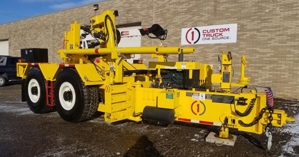 1 Reel 100,000 lbs Trailer
