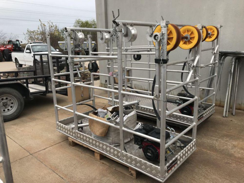 2 Person 4 hp Gas Engine Inspection Trolley