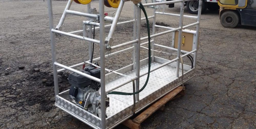 2 Person 4 hp Gas Engine Inspection Trolley