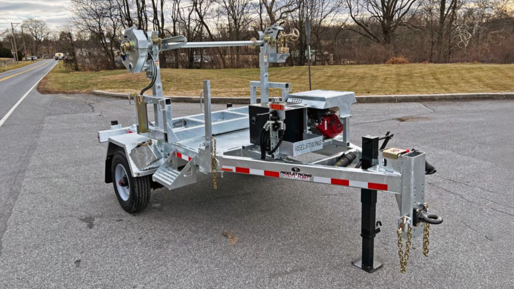 1 Reel 8,000 lbs Trailer
