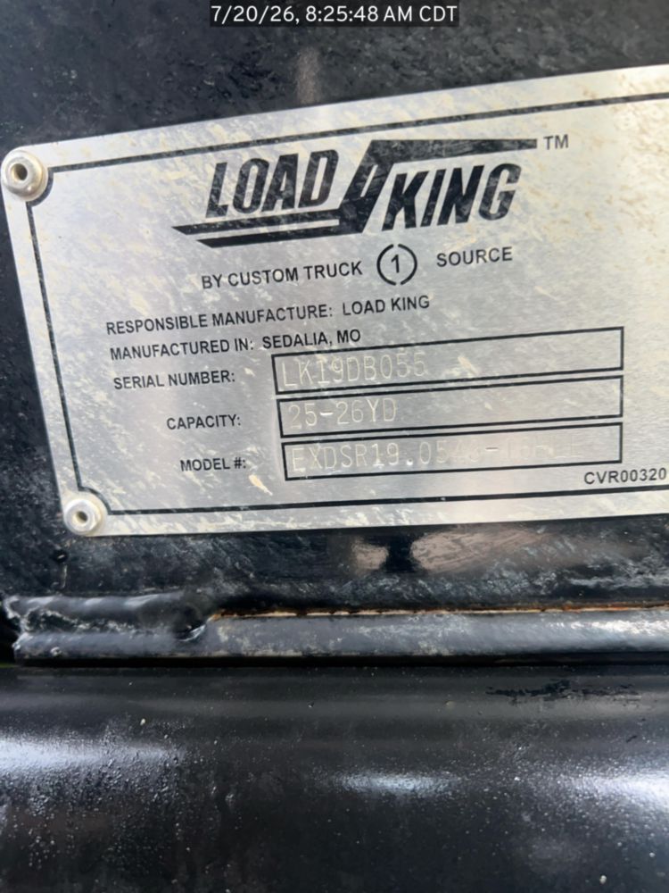 2026 Peterbilt 567 10x4 19' Load King Dump Truck