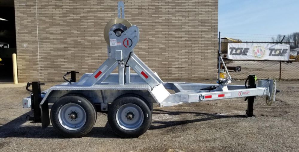 1 Reel 12,000 lbs Trailer