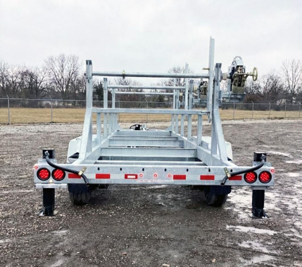 3 Reel 27,000 lbs Trailer
