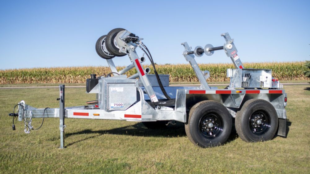 1 Reel 7,500 lbs Trailer