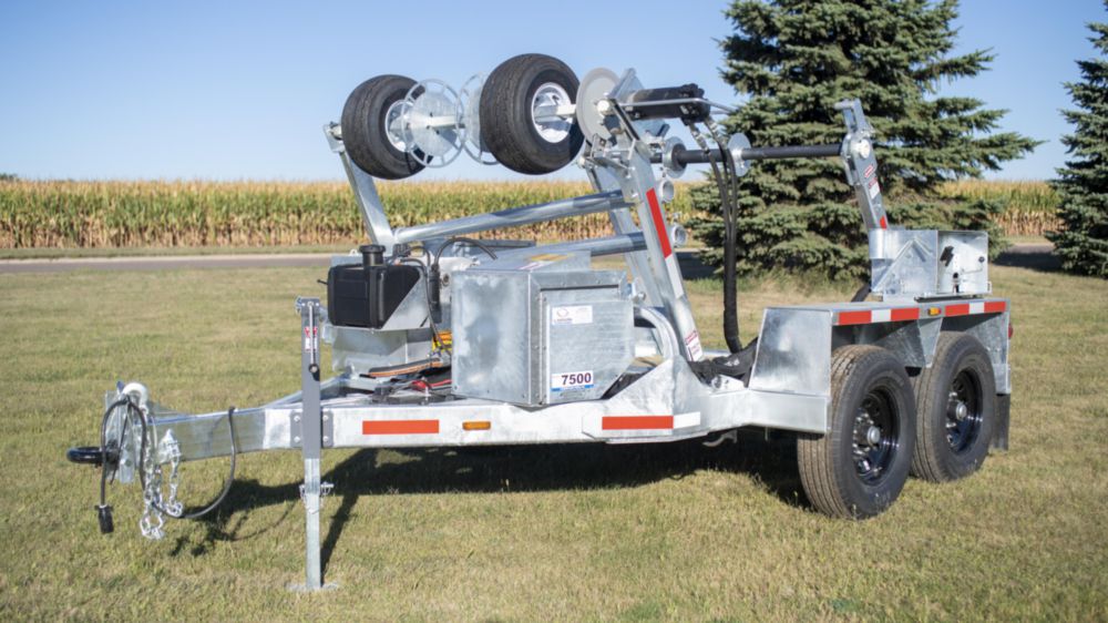 1 Reel 7,500 lbs Trailer