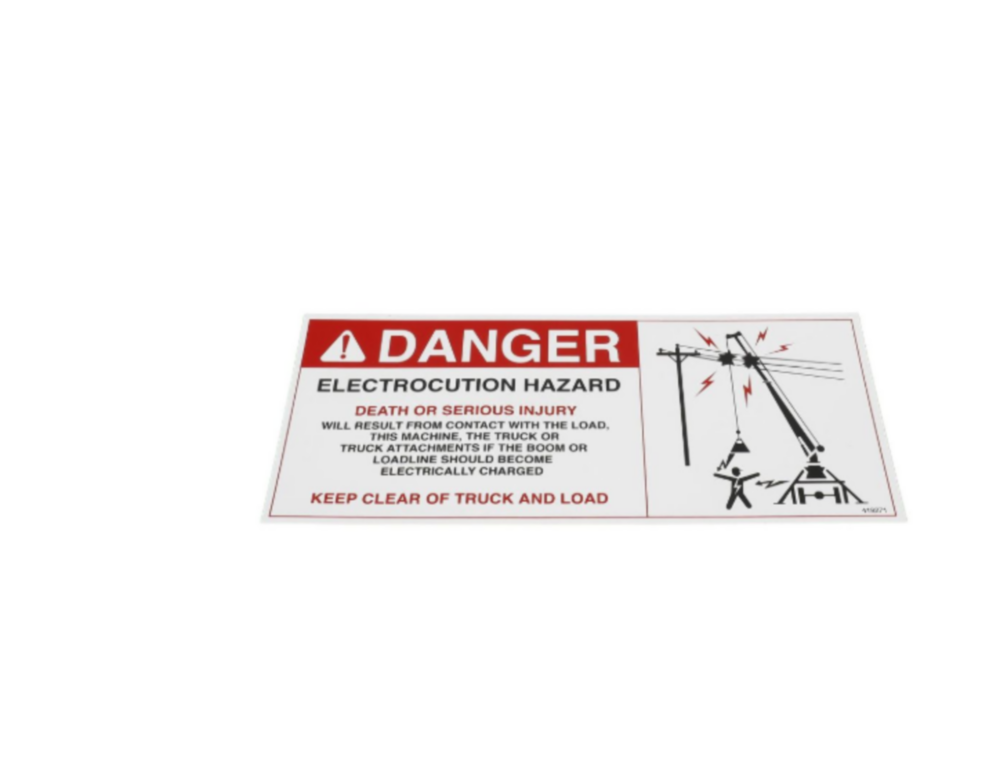 DECAL ELECTROCUTION HAZARD DIG
