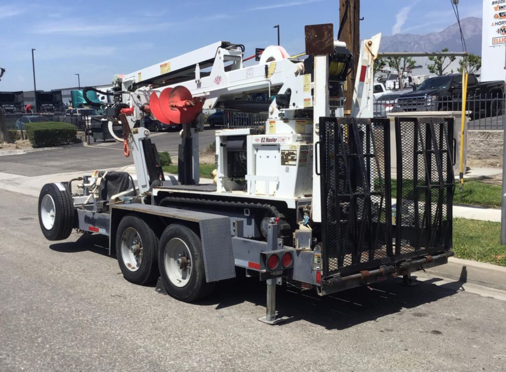 2017 SDP EZ Hauler 55MLP Mini Digger Derrick With SDP Support Trailer.