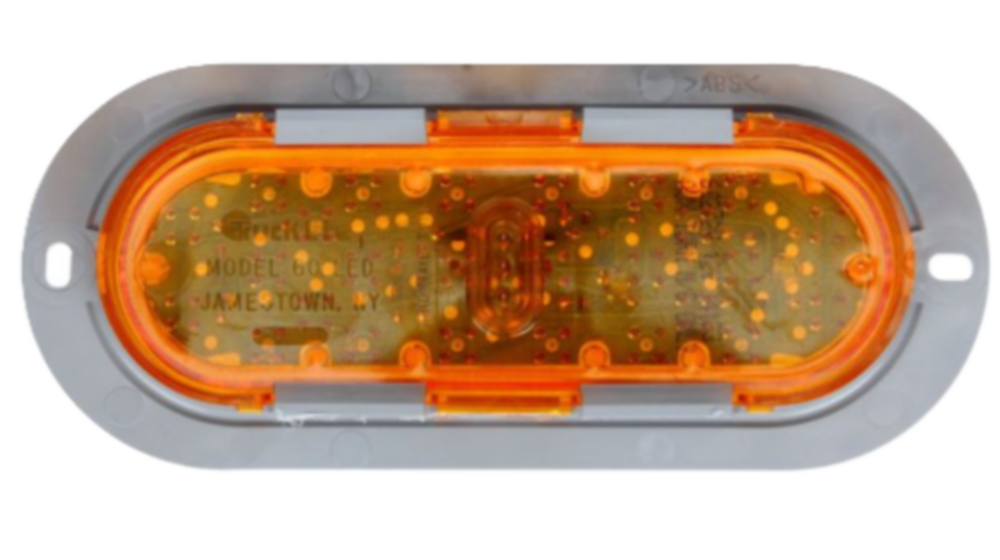 LED AUX/TURN LAMP, GRAY FLAN