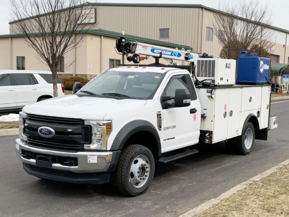 2018 Ford F-550 4x4 Load King Voyager I Service Truck W/Crane