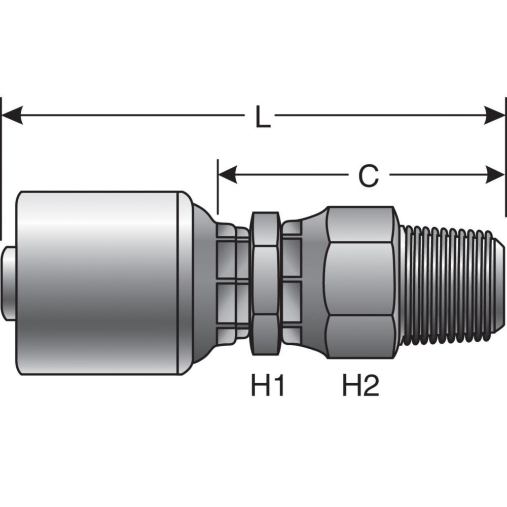 Coupling MegaCrimp™ 0.252