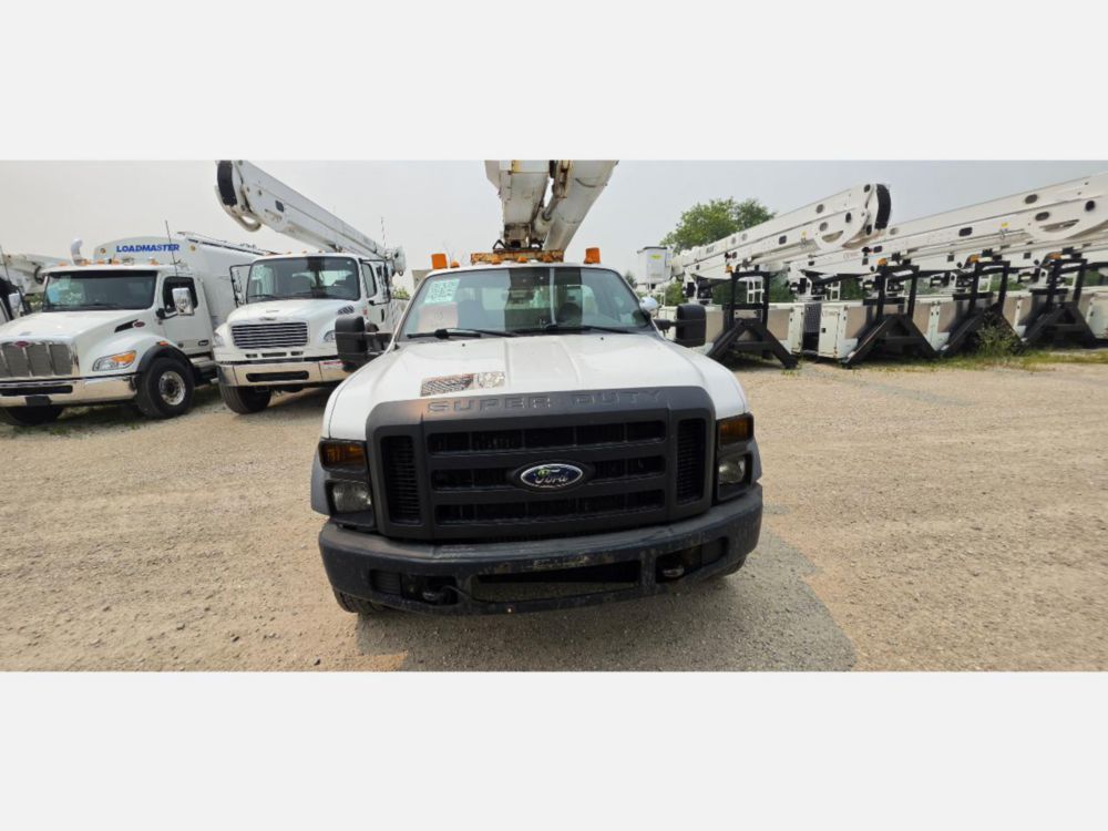 2008 Ford F-550 4x2 ALTEC L-37MR Material Handler Bucket Truck