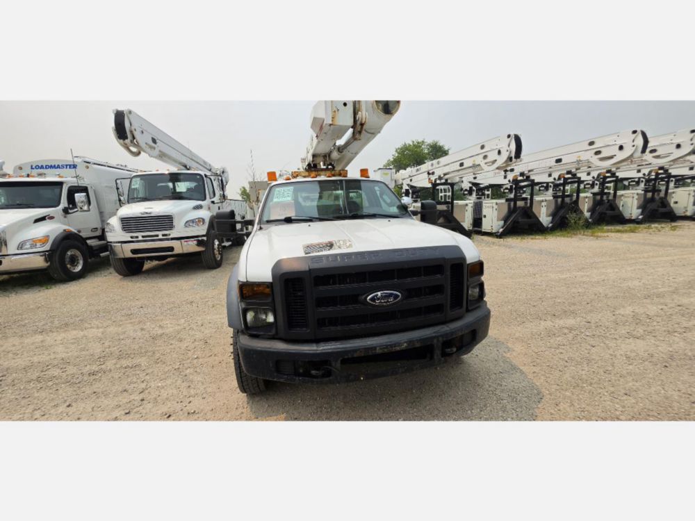 2008 Ford F-550 4x2 ALTEC L-37MR Material Handler Bucket Truck
