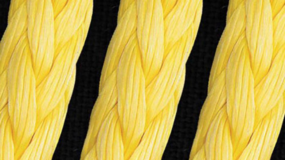 22,000 ft of 0.62 in (16 mm) Synthetic Rope on Reel