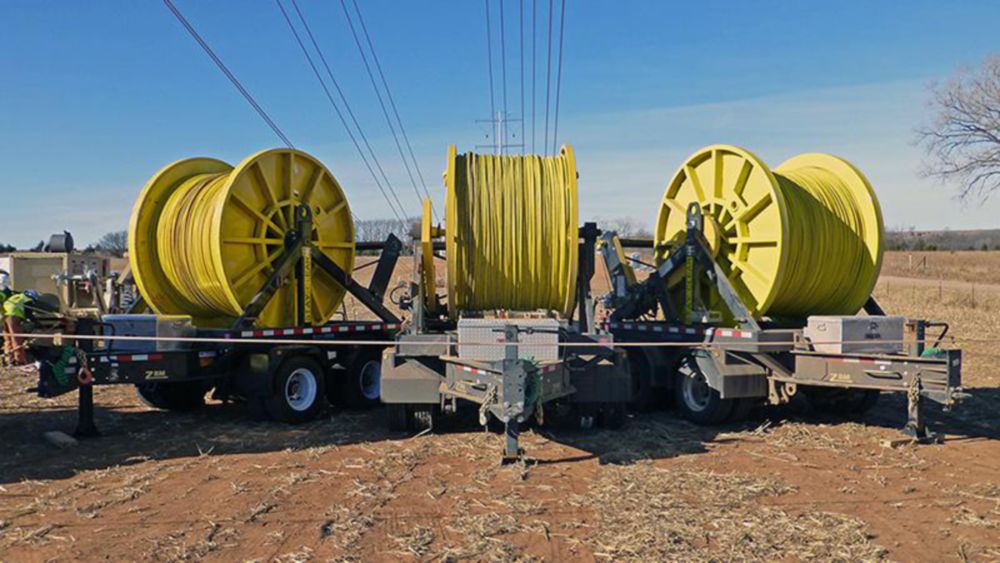 25,000 ft. of 0.58 in (15 mm) Synthetic Rope on Reel