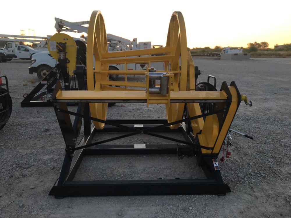 90 in Diameter x 45 in Width Skid Mounted Reel Winder