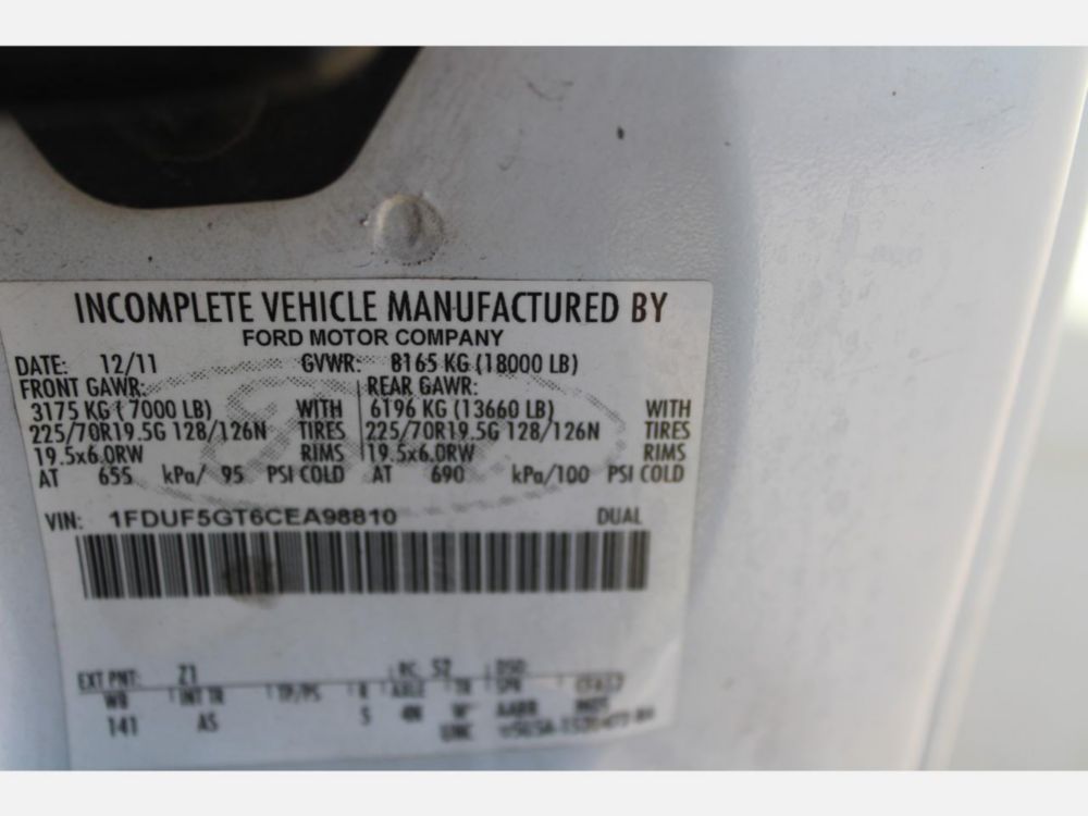 2012 Ford F-550 4x2 Terex LT-40 Bucket Truck