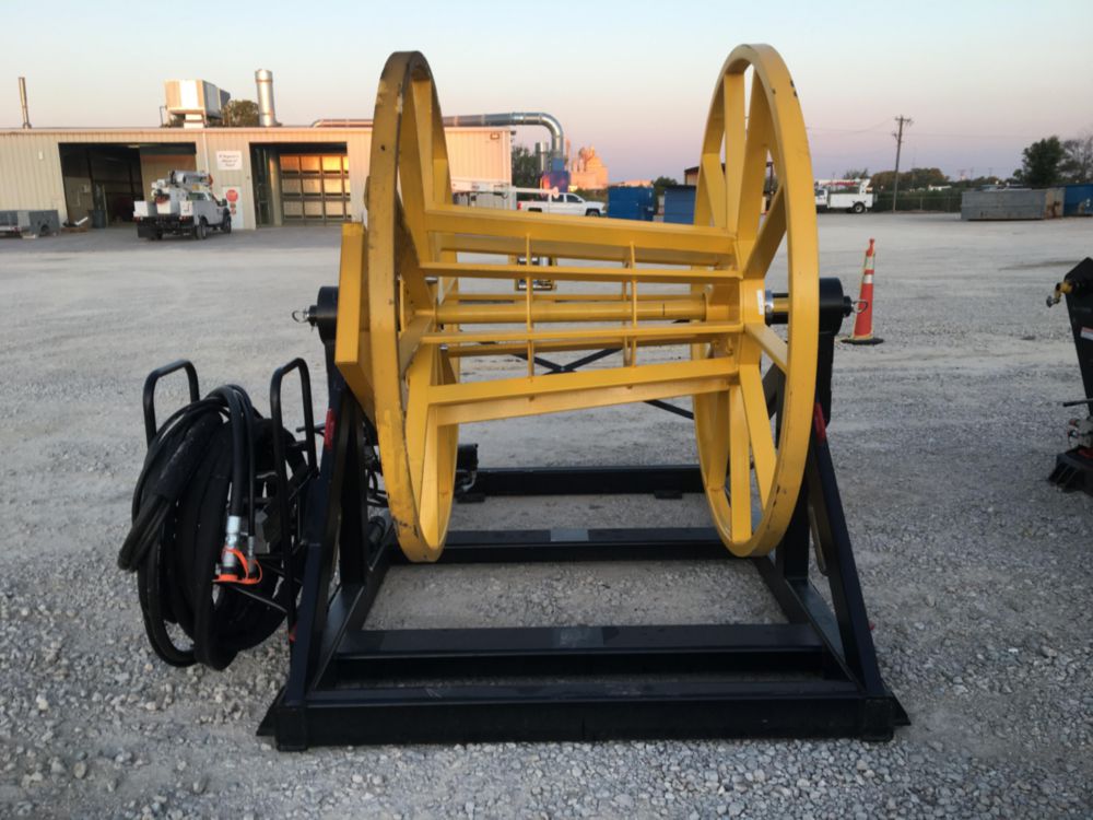 90 in Diameter x 45 in Width Skid Mounted Reel Winder