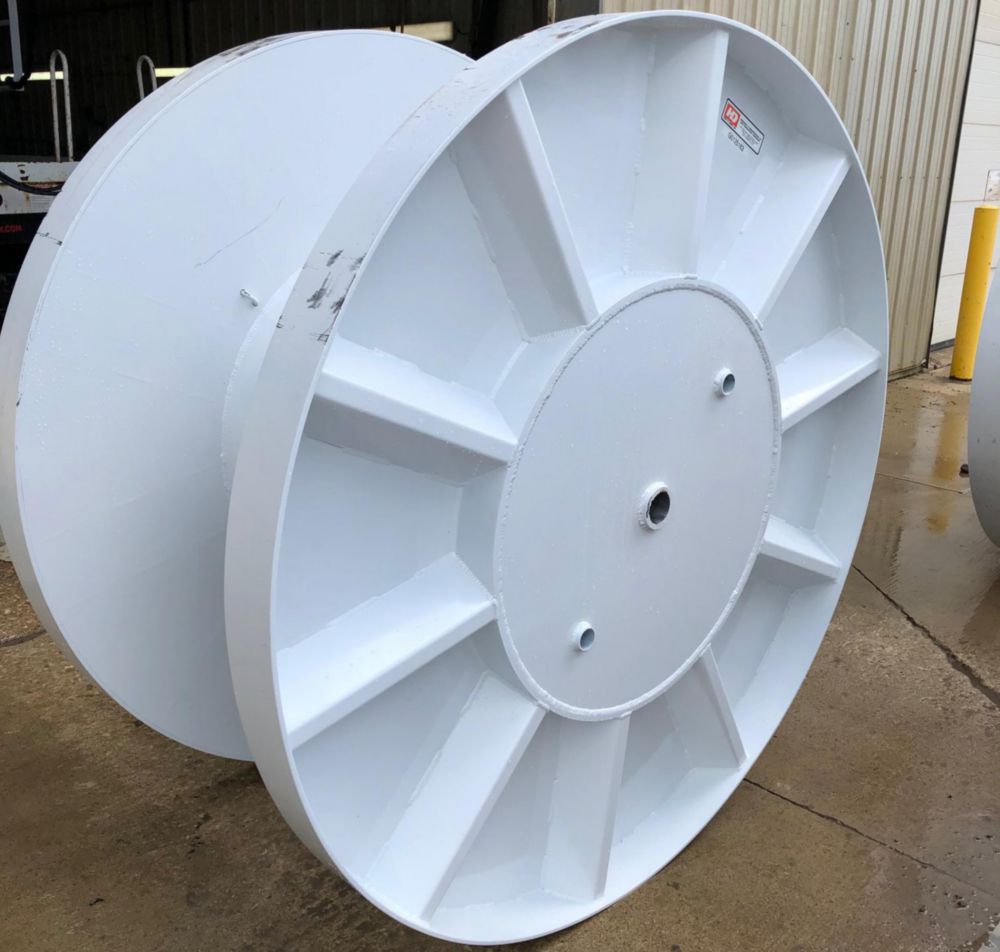 60 - 80 in Diameter 36 in Width Breakaway Reel