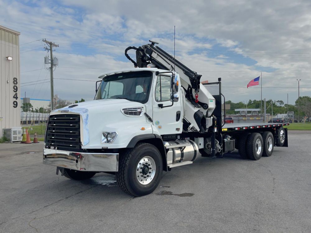 2026 Freightliner 114SD 8x4 IMT 40/275 K5 Roofing Knuckle Boom Truck