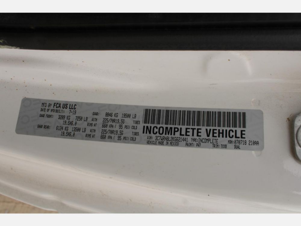 2019 Dodge Ram 5500 4x4 IMT DOM1SIII + 7500 Service Truck