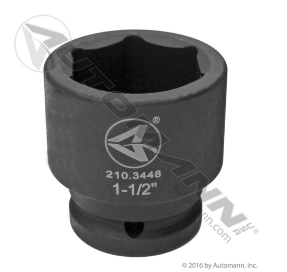 IMPACT SOCKET-1-1/2IN-6 PT