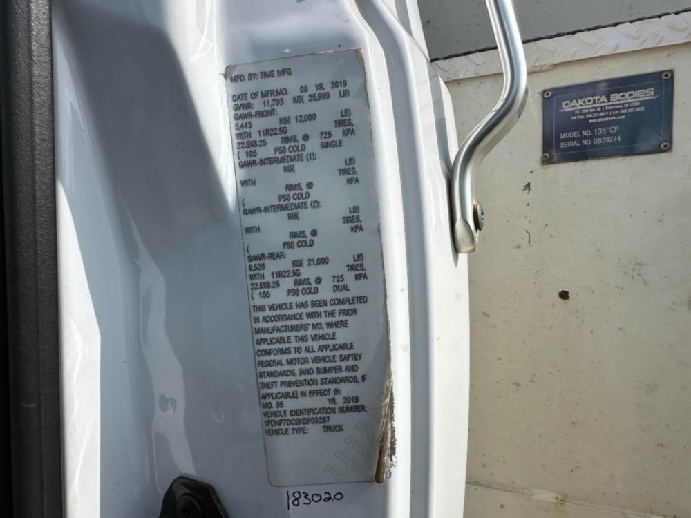  2019 Ford F-750 Diesel 4x2 Versalift VTP-40-NE Cable Placer