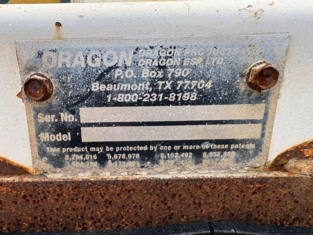 2012 Dragon 130 BBL Vacuum Trailer