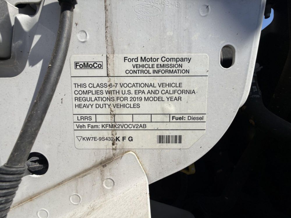 2019 Ford F-750 4x2 Versalift VO-455-MHI Bucket Truck