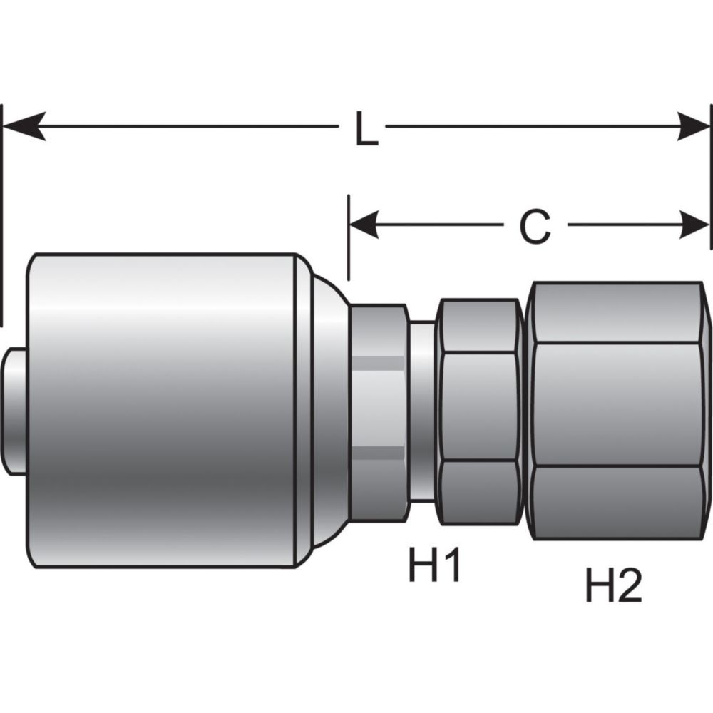 Coupling MegaCrimp™ 0.252