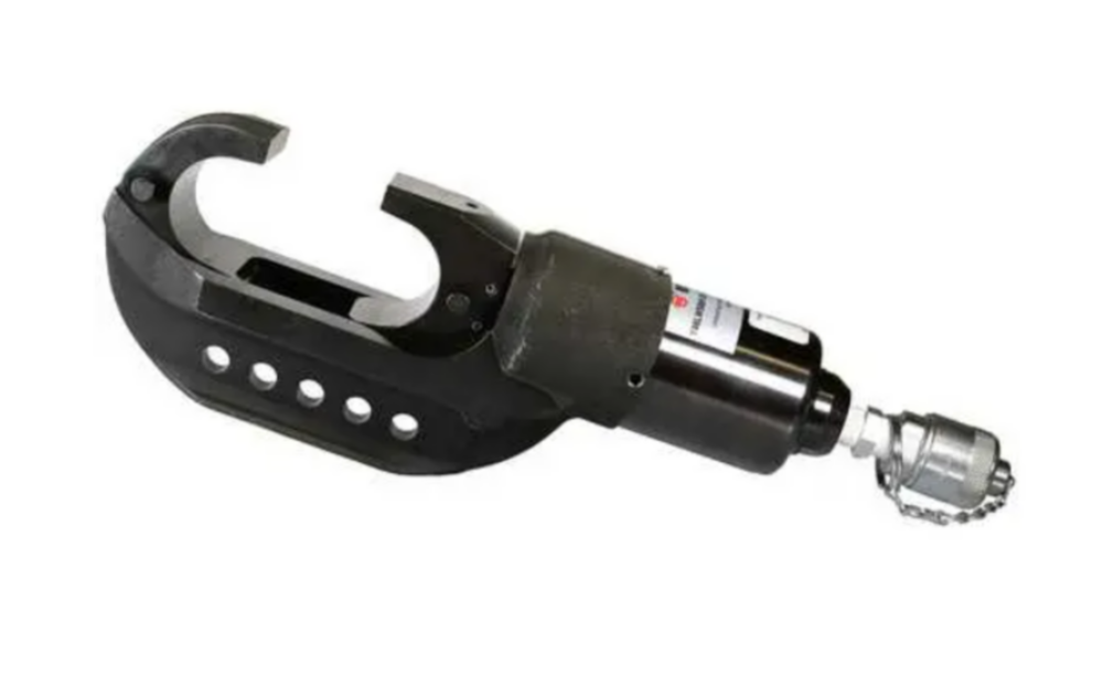 Burndy 15-Ton Remote C-Head Crimper, P and U Dies