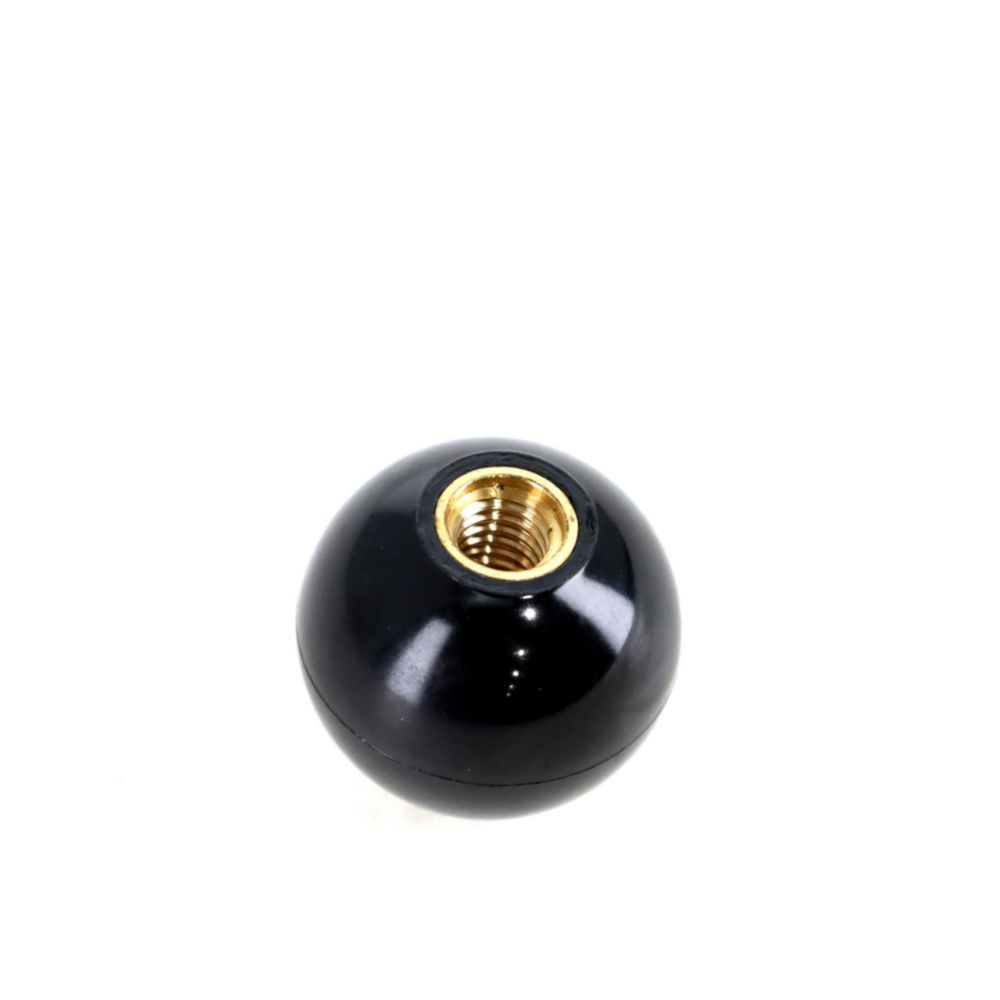KNOB BLK 1.38DIA .38-16