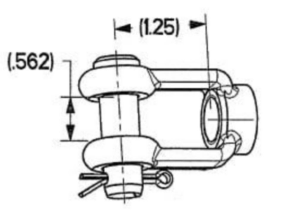 CLEVIS FORGED