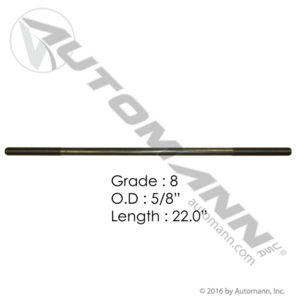 Automann 5/8in X 22in GR8 Threaded Rod